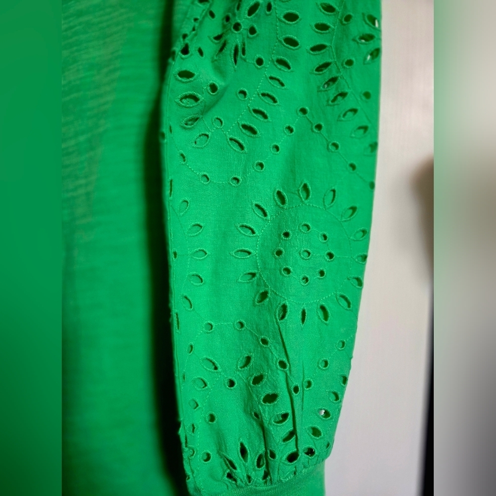 💚 Lilly Pulitzer💚 Jasona green eyelet dress XS - Picture 4 of 9